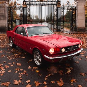 red coupe